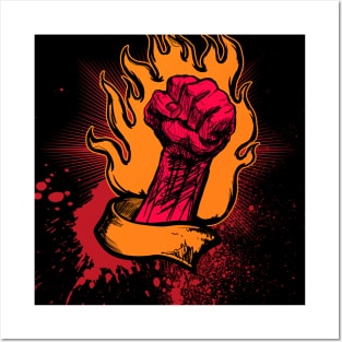 Fire Fist Posters and Art